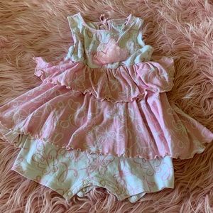 Cachcach dress with attached shorts